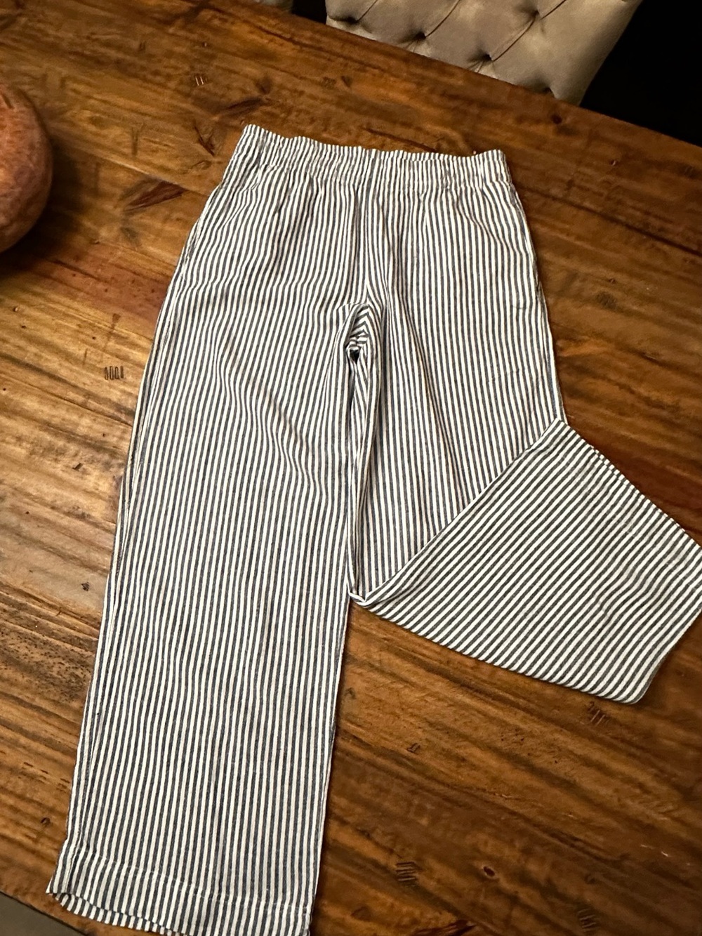 Old Navy Men’s Vertical Stripe Chinos - Black & White